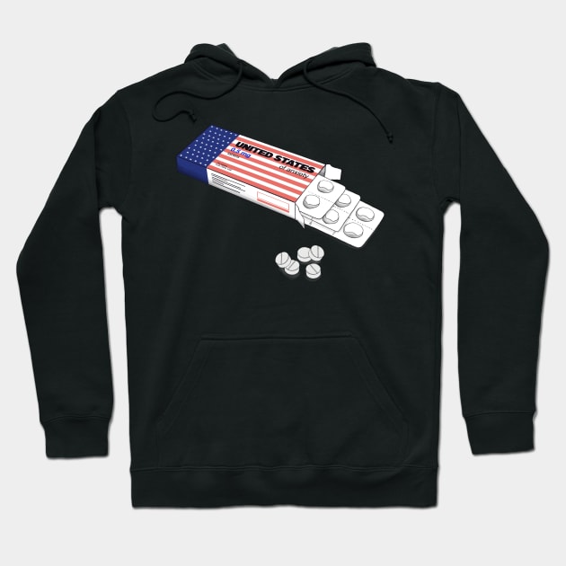 United States of anxiety Hoodie by SHMITEnZ